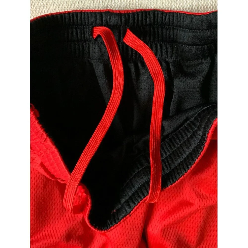 Vintage 5Star Basketball Reversible Men's Red/Black Training Shorts SZ M (32-34)